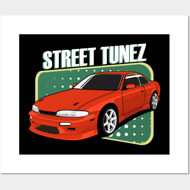 Silvia s13 street tunez Wall Art by masjestudio